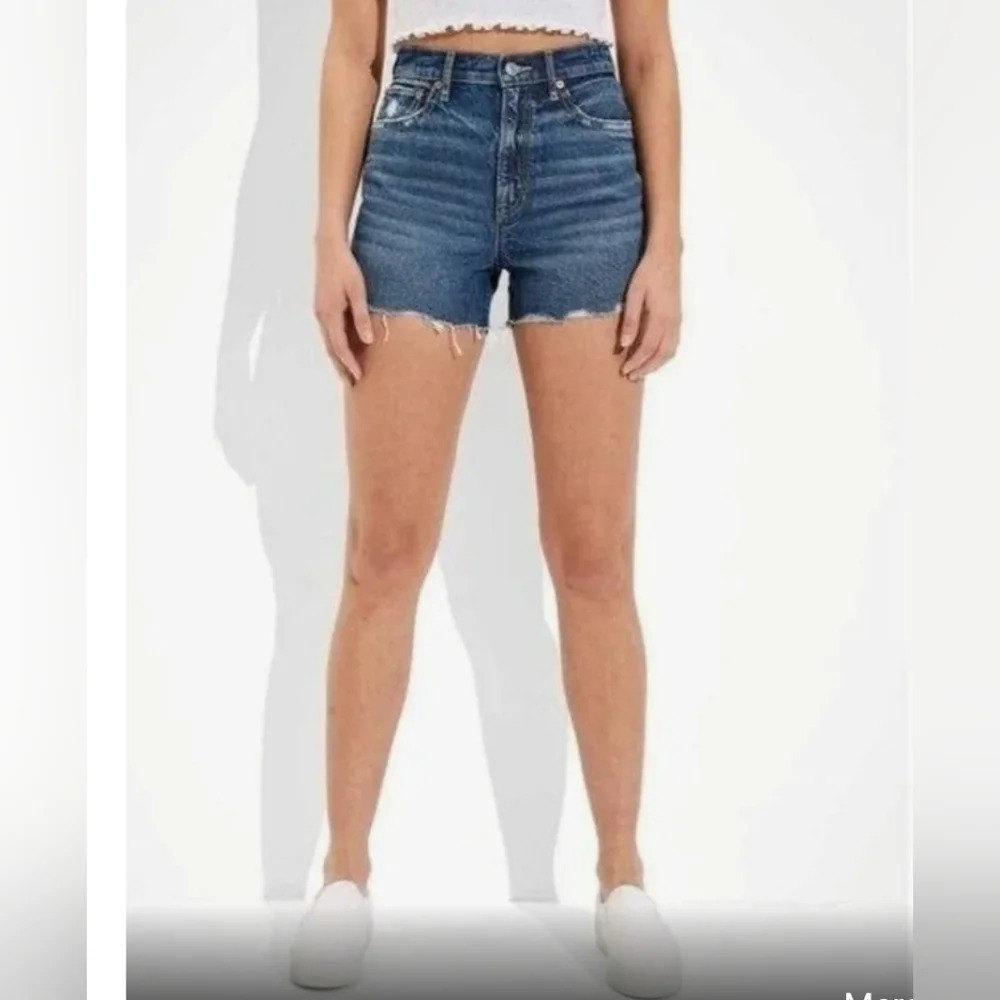 American Eagle Y2K Boyfriend Shorts Jorts dark denim 12